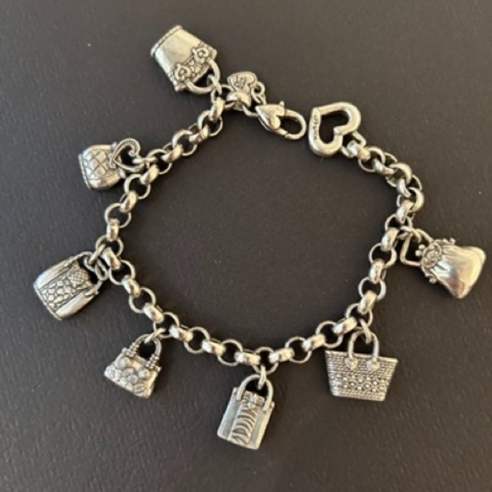 Brighton Vintage Purse Charm Bracelet